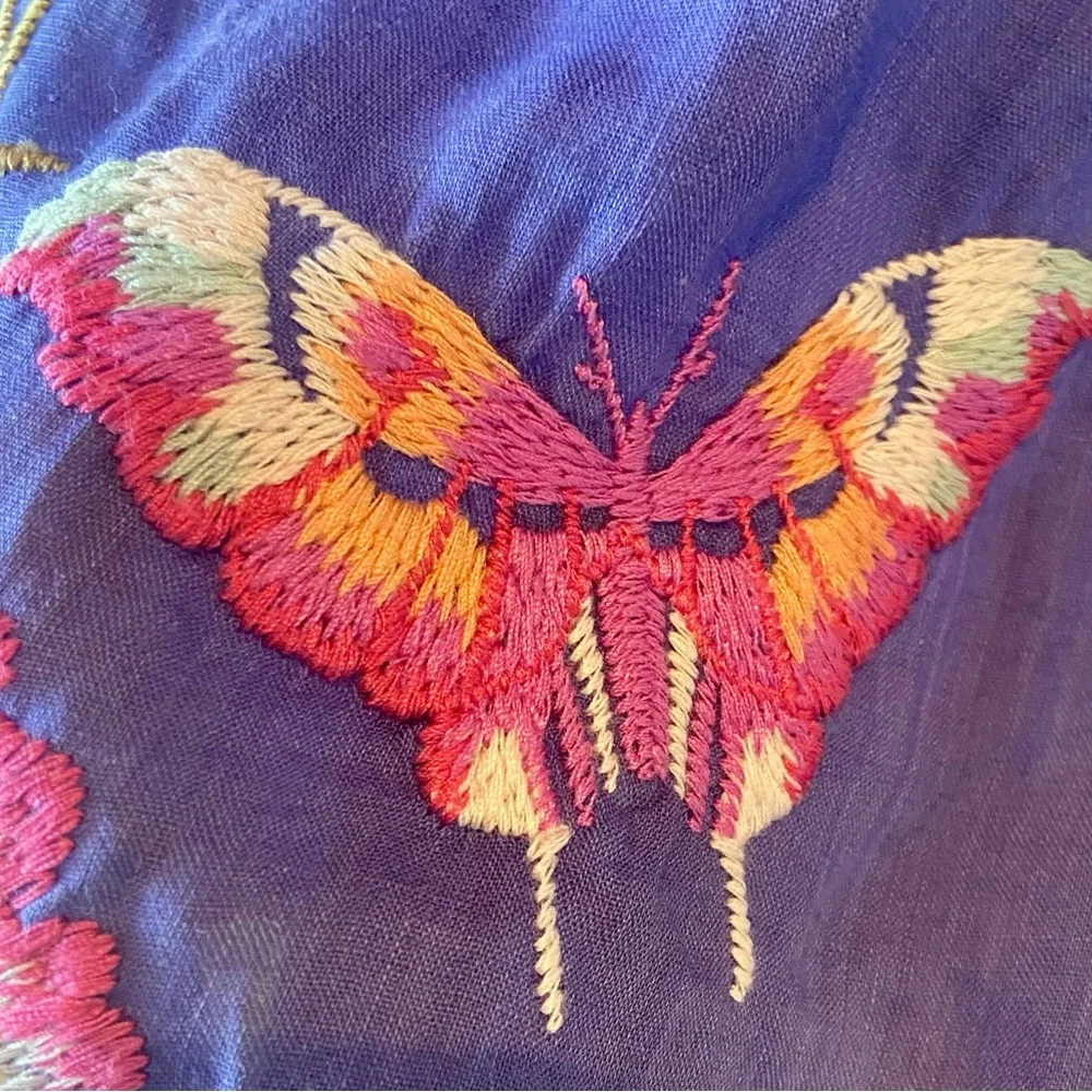 Johnny Was Embroidered Dress- Free flowing, comfortable 🌸🌺🦋 - Picture 12 of 13